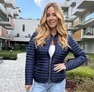 Wave kabát sötétkék – Női átmeneti kabát – Innova Fashion – 3. kép